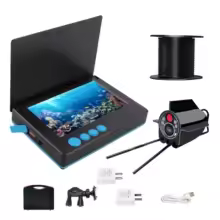 Fish Finder Camera Underwater Fish Finder 4.3" Screen Night Vision 220° Wide Angle 500W Pixel High Clear Camera for Fishing